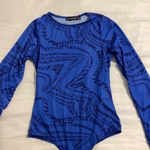 Pretty Little Thing long sleeve bodysuit